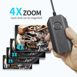 Y17 5MP 12mm Dual-Linsen HD Autofokus WiFi Industrieller Digitalendoskop Zoomfähige Schlangen-Kamera, 1m Hartkabel, 3,5m Hartkabel, 5m Hartkabel, 10m Hartkabel