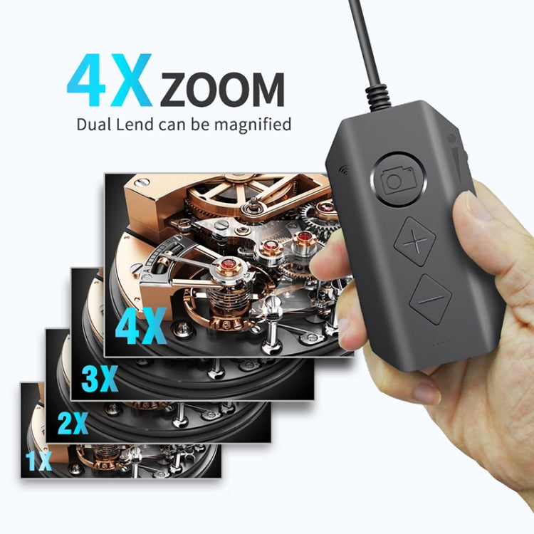 Y17 5MP 12mm Dual-Linsen HD Autofokus WiFi Industrieller Digitalendoskop Zoomfähige Schlangen-Kamera, 1m Hartkabel, 3,5m Hartkabel, 5m Hartkabel, 10m Hartkabel