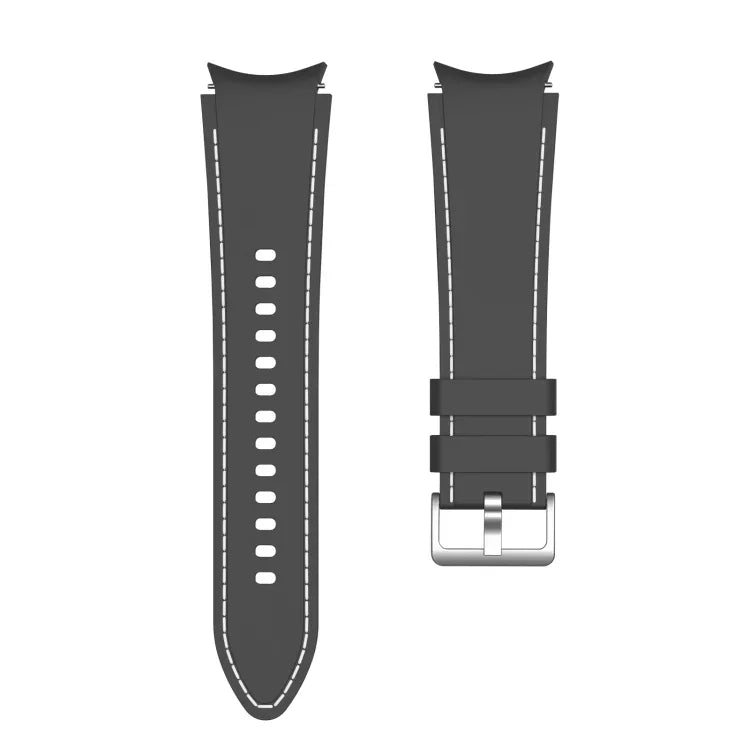 Ersatzarmband mit Silikonnaht für Samsung Galaxy Watch4 / Watch4 Classic