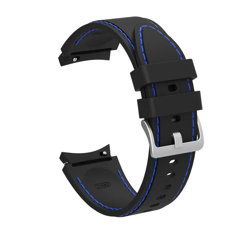 Ersatzarmband mit Silikonnaht für Samsung Galaxy Watch4 / Watch4 Classic