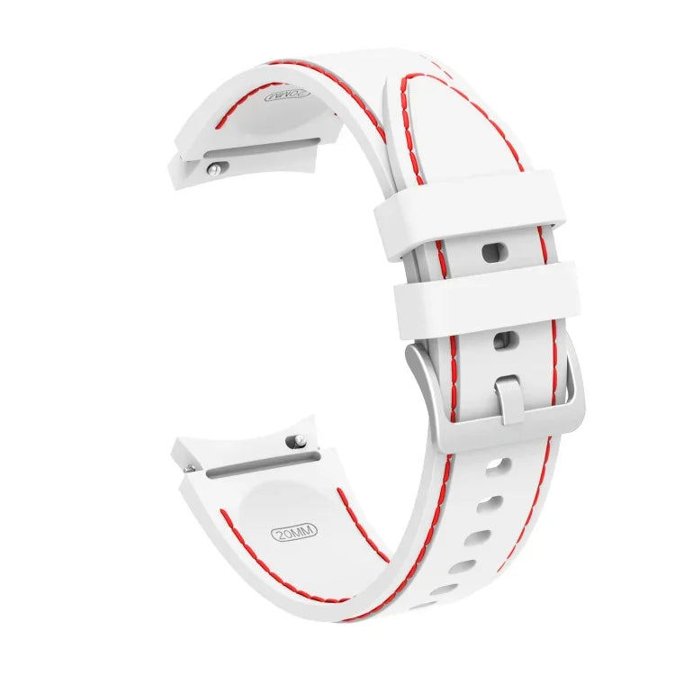 Ersatzarmband mit Silikonnaht für Samsung Galaxy Watch4 / Watch4 Classic