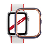 Zweifarbige galvanisierte PC-Schutzhülle für Apple Watch Series 6 / 5 / 4 / Watch SE 44mm, für Apple Watch Series 3 & 2 & 1 42mm, für Apple Watch Series 6 / 5 / 4 / Watch SE 40mm