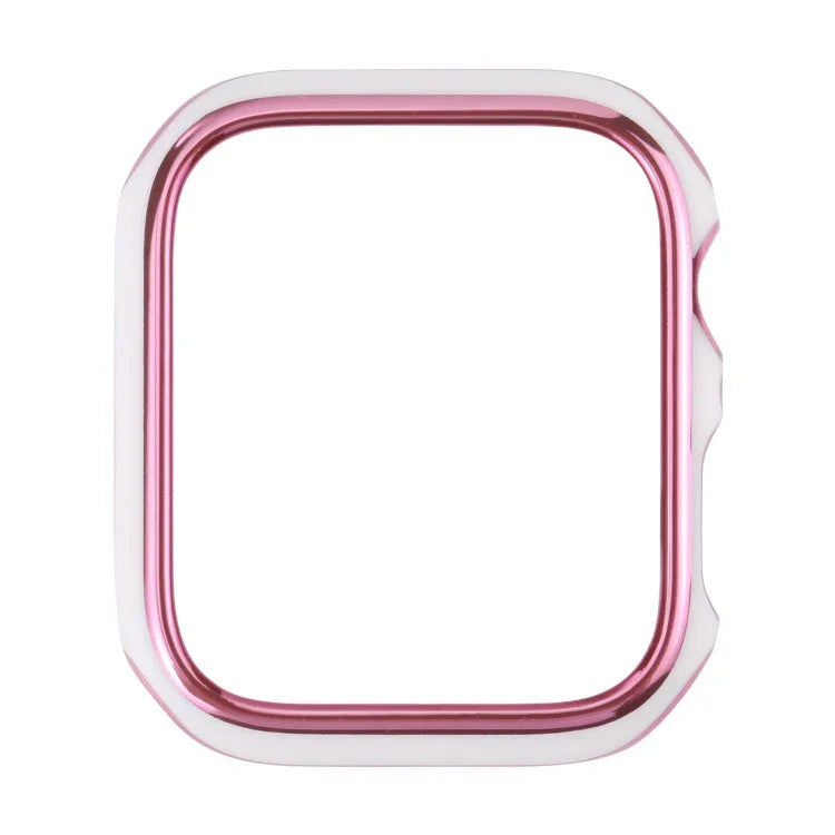 Zweifarbige, galvanisierte PC-Schutzhülle für Apple Watch Series 3, 2 und 1 (38 mm)