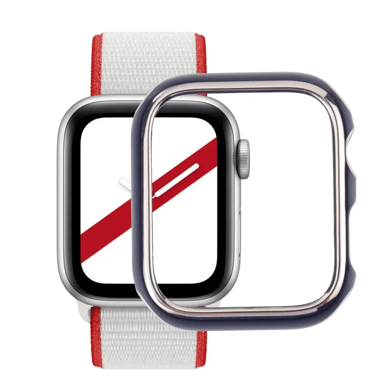 Zweifarbige, galvanisierte PC-Schutzhülle für Apple Watch Series 3, 2 und 1 (38 mm)