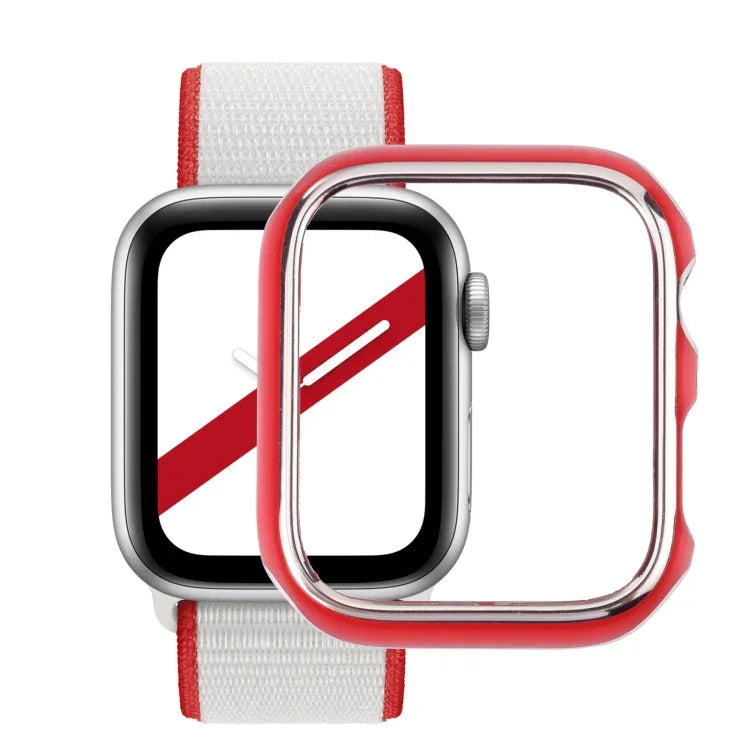 Zweifarbige, galvanisierte PC-Schutzhülle für Apple Watch Series 3, 2 und 1 (38 mm)