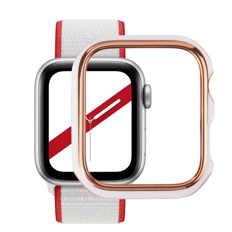 Zweifarbige, galvanisierte PC-Schutzhülle für Apple Watch Series 3, 2 und 1 (38 mm)
