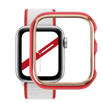 Zweifarbige, galvanisierte PC-Schutzhülle für Apple Watch Series 3, 2 und 1 (38 mm)