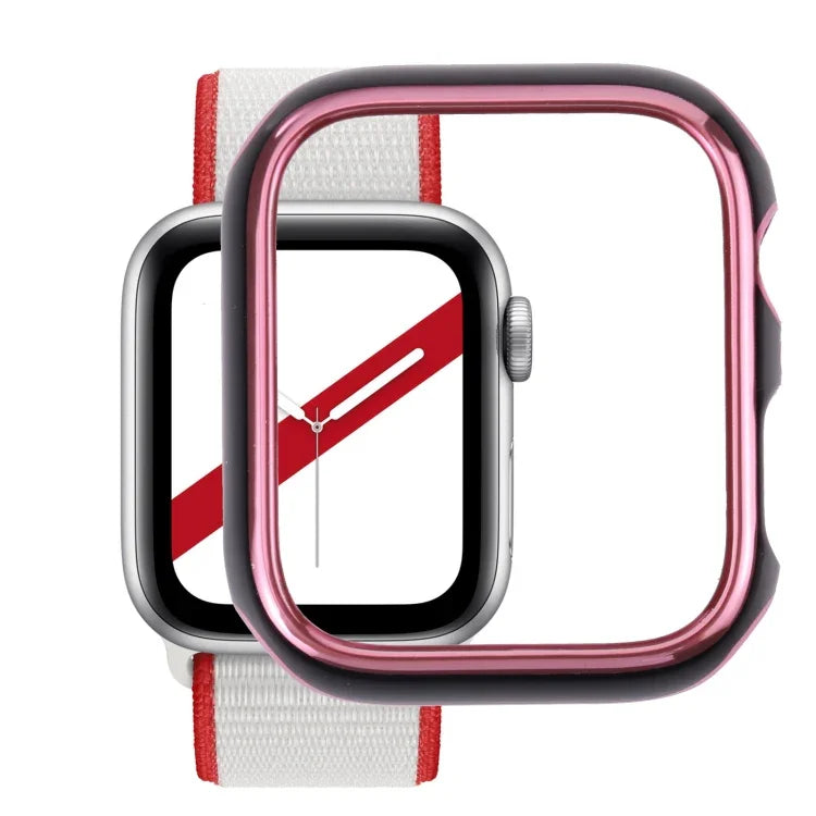Zweifarbige, galvanisierte PC-Schutzhülle für Apple Watch Series 3, 2 und 1 (38 mm)