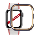 Zweifarbige, galvanisierte PC-Schutzhülle für Apple Watch Series 3, 2 und 1 (38 mm)
