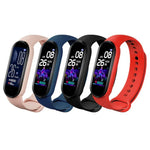 1M7 Sport-Smart-Armband, unterstützt Herzfrequenzmessung, Blutdruckmessung, Schlafüberwachung und Bewegungserinnerung, lineares Laden, magnetisches Laden