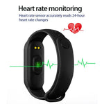 1M7 Sport-Smart-Armband, unterstützt Herzfrequenzmessung, Blutdruckmessung, Schlafüberwachung und Bewegungserinnerung, lineares Laden, magnetisches Laden