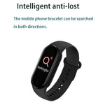 1M7 Sport-Smart-Armband, unterstützt Herzfrequenzmessung, Blutdruckmessung, Schlafüberwachung und Bewegungserinnerung, lineares Laden, magnetisches Laden