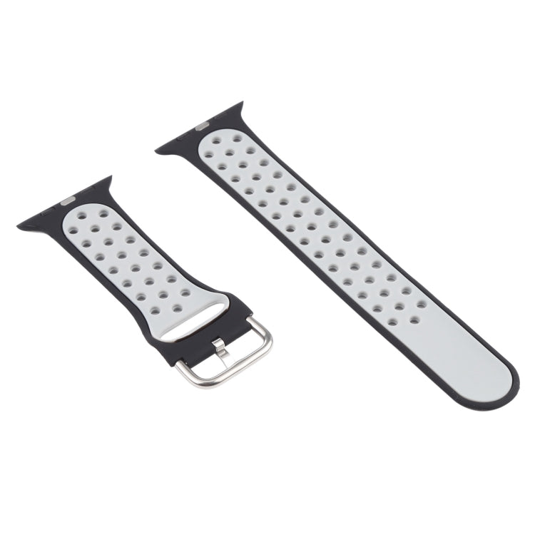 Silikon-Ersatzarmband + Schutzhülle mit Displayschutzfolien-Set für Apple Watch Series, 3 & 2 & 1 38 mm, für Apple Watch Series 6 / 5 / 4 / Watch SE 40 mm