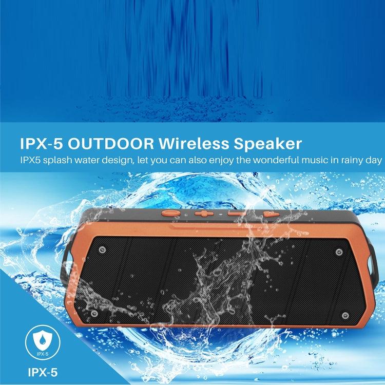 NewRixing NR-5000 IPX5 High Fidelity Bluetooth-Lautsprecher, unterstützt Freisprechanrufe / TF-Karten / FM / U-Disk