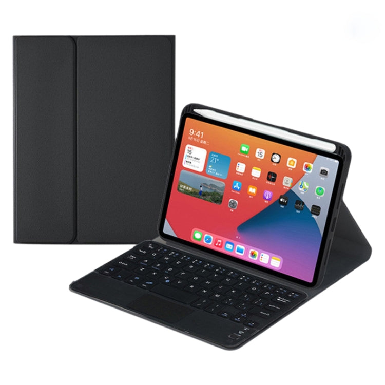 HK006C Abnehmbare Bluetooth-Tastatur Lederhülle mit Touchpad & Halter für iPad mini 6