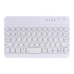 HY006 Runde Tasten Abnehmbare Bluetooth-Tastatur Lederhülle mit Halter für iPad mini 6, HY006