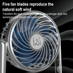 SOAIY K8 Kabelloser Bluetooth Wecker-Lautsprecher mit Dual-Alarmfunktion und kleinem Ventilator