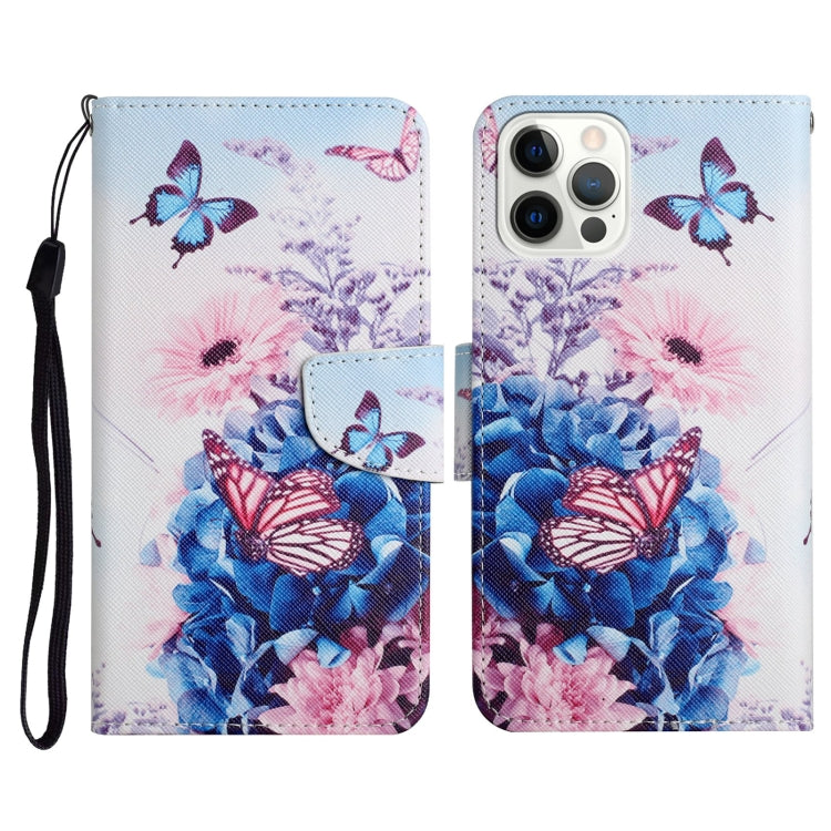 Painted Pattern Horizontal Flip Leather Case with Holder & Card Slot & Wallet, For iPhone 13 Pro Max, For iPhone 13 Pro, For iPhone 13