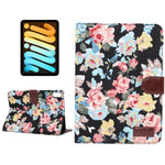 Flowers Cloth Smart Leather Tablet Case, For iPad mini 6 / mini 2024