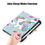 Painted Pattern TPU Horizontal Flip Leather Case with Three-folding Holder & Pen Slot & Sleep / Wake-up Function, For iPad mini 2024 / mini 6