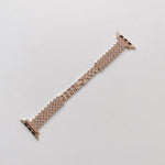 Rhombus Volldiamant-Metallarmband + Hülle für Apple Watch Series 6 / 5 / 4 / Watch SE 40 mm, Apple Watch Series 6 / 5 / 4 / Watch SE 44 mm, 3 &amp; 2 &amp; 1 42 mm, 3 &amp; 2 &amp; 1 38 mm