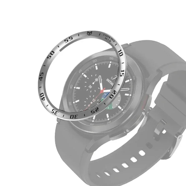 Smart Watch Steel Bezel Ring, A Version, For Samsung Galaxy Watch4 Classic 42mm, For Samsung Galaxy Watch4 Classic 46mm