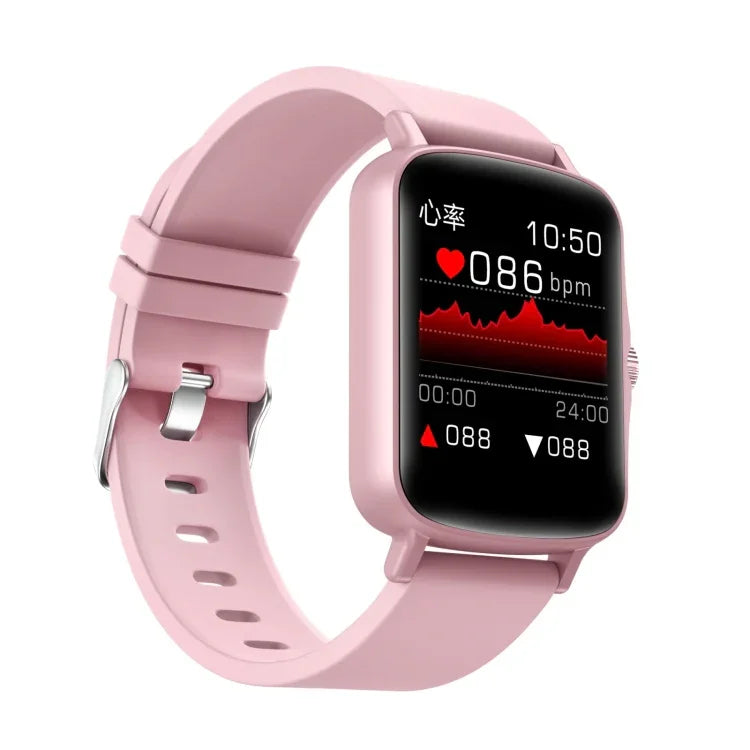 PTone Smartwatch mit 1,44 Zoll HD-Touchscreen, IP67 wasserdicht, unterstützt Schlafüberwachung, Herzfrequenzmessung und Blutdruckmessung