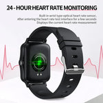 PTone Smartwatch mit 1,44 Zoll HD-Touchscreen, IP67 wasserdicht, unterstützt Schlafüberwachung, Herzfrequenzmessung und Blutdruckmessung