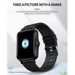 PTone Smartwatch mit 1,44 Zoll HD-Touchscreen, IP67 wasserdicht, unterstützt Schlafüberwachung, Herzfrequenzmessung und Blutdruckmessung