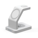 S6 3 In 1 Multi-function Magnetic Wireless Charger Stand for iPhone & iWatch & AirPods