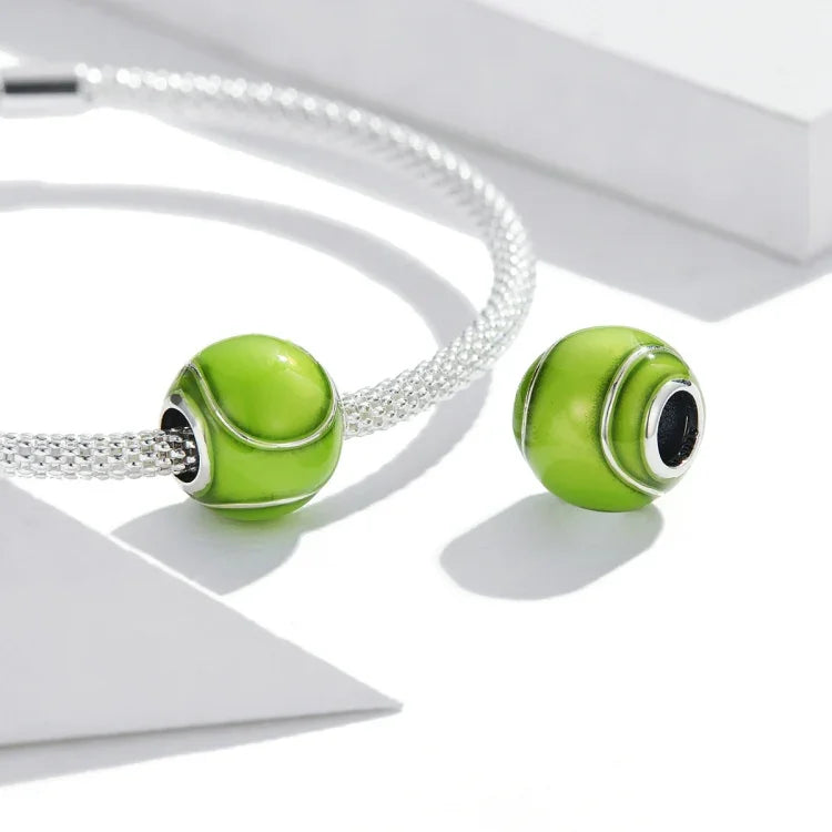 Grüne Tennisperlen aus 925er Sterlingsilber, DIY-Armband- und Halskettenzubehör, grüne Tennisperlen