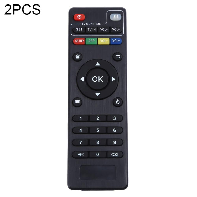 2 Stück x96 Set-Top-Box Fernbedienung für T95M / T95N / X96 mini / M8s / T95X