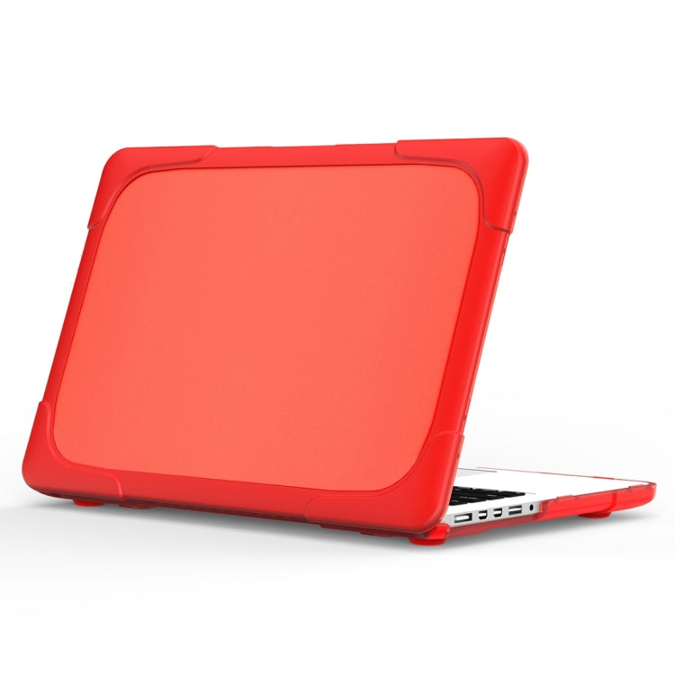 TPU + PC Zweifarbige Laptop Schutzhülle, Für MacBook Air 13,3 Zoll A1932 (2018), Für MacBook Pro 13,3 Zoll mit Touch Bar (A2159 / A1989)