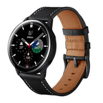 Leder-Ersatzarmband, für Samsung Galaxy Watch 3 41mm, für Samsung Galaxy Watch 3 45mm, für Samsung Galaxy Watch 42mm, für Samsung Galaxy Watch 46mm