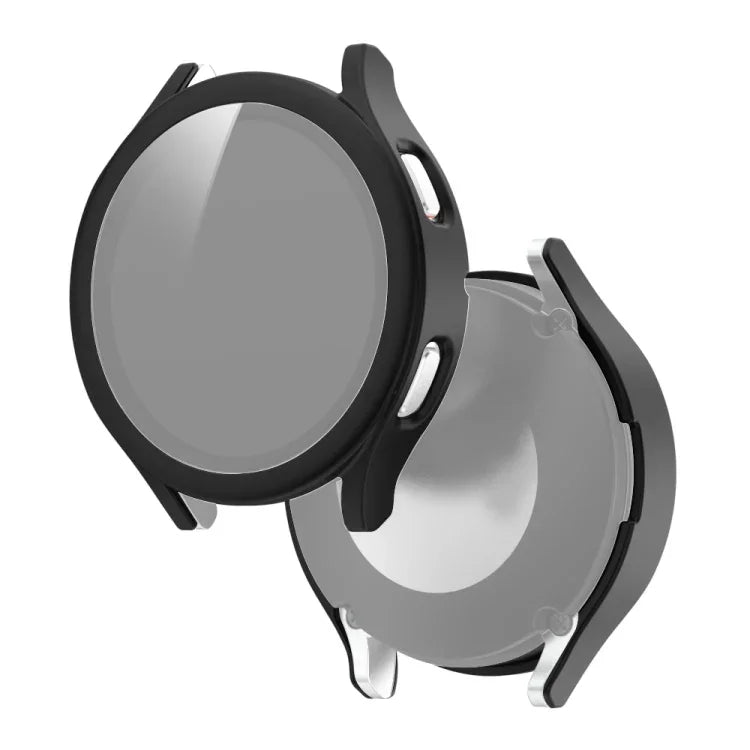 Integrierte Schutzhülle aus mattiertem Polycarbonat und gehärtetem Glas, für Samsung Galaxy Watch4 40 mm und Samsung Galaxy Watch4 44 mm