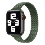 Schmale, einreihige Nylon-Armbänder als Ersatz für Apple Watch Series 7 45 mm / 6 &amp; SE &amp; 5 &amp; 4 44 mm / 3 &amp; 2 &amp; 1 42 mm, S 145 mm, M 155 mm, L 165 mm