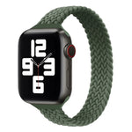 Schmale, einreihige Nylon-Armbänder als Ersatz für Apple Watch Series 7 45 mm / 6 &amp; SE &amp; 5 &amp; 4 44 mm / 3 &amp; 2 &amp; 1 42 mm, S 145 mm, M 155 mm, L 165 mm