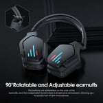 ONIKUMA B60 Bluetooth 5.0 Verstellbares kabelloses Gaming-Bluetooth-Headset mit starkem Bass und Mikrofon