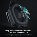 ONIKUMA B60 Bluetooth 5.0 Verstellbares kabelloses Gaming-Bluetooth-Headset mit starkem Bass und Mikrofon