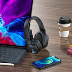 ONIKUMA B60 Bluetooth 5.0 Verstellbares kabelloses Gaming-Bluetooth-Headset mit starkem Bass und Mikrofon
