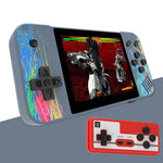 G3 Macaron Handheld-Spielkonsole mit 3,5-Zoll-Bildschirm für zwei Spieler, 800 vorinstallierte Spiele, Doppelspieler / Pink, Doppelspieler / Grau, Doppelspieler / Grün, Doppelspieler / Blau