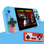G3 Macaron Handheld-Spielkonsole mit 3,5-Zoll-Bildschirm für zwei Spieler, 800 vorinstallierte Spiele, Doppelspieler / Pink, Doppelspieler / Grau, Doppelspieler / Grün, Doppelspieler / Blau