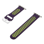 Silikon-Ersatzarmband für Apple Watch Series, 7 41mm / 6&SE&5&4 40mm / 3&2&1 38mm, 7 45mm / 6&SE&5&4 44mm / 3&2&1 42mm