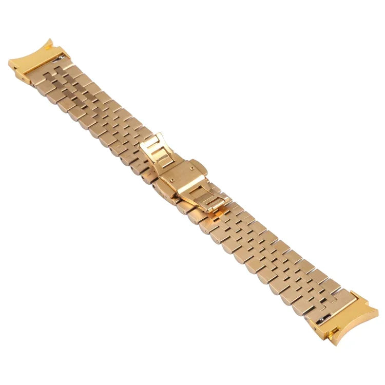 Ersatzarmband aus Edelstahl mit fünf Perlen, passend für Samsung Galaxy Watch4 40 mm/44 mm