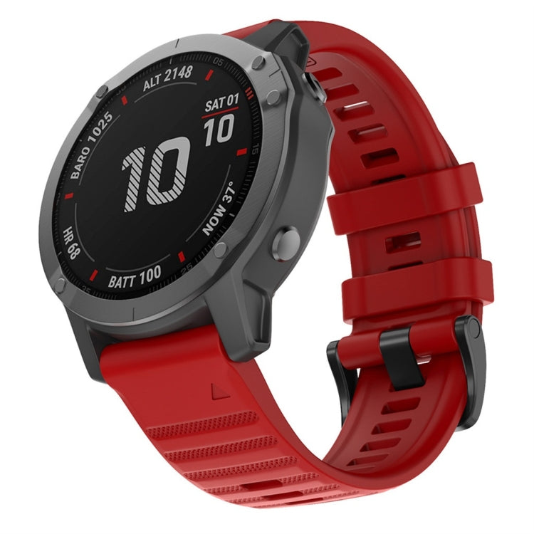 For Garmin Fenix 6 22mm Silicone Smart Watch Replacement Strap Wristband