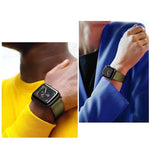 Leder Ersatzarmband Uhrenarmband Für Apple Watch Series, 7 41mm / 6&SE&5&4 40mm / 3&2&1 38mm, 7 45mm / 6&SE&5&4 44mm / 3&2&1 42mm