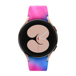 For Samsung Galaxy Watch4 / Watch4 Classic Silicone Printing Replacement Strap Watchband, Tie Dye, Rainbow, Color Skull, Grey Flowers, Sunflower, Cat Paw, Candy