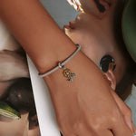 Sonnenblumenanhänger aus 925er Sterlingsilber, DIY-Armband- und Halskettenzubehör, Sonnenblume