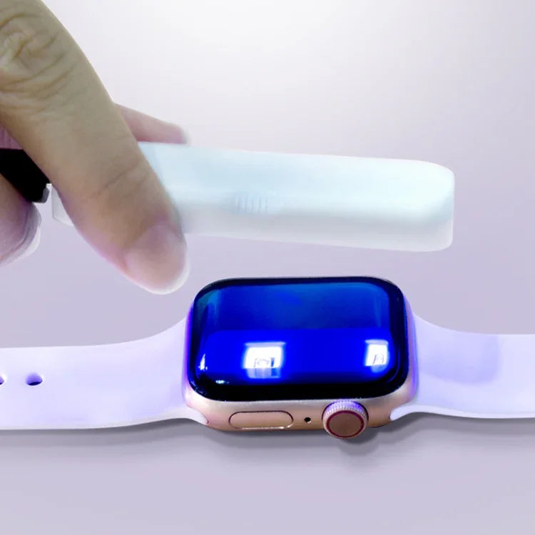 mocolo 9H Explosionsgeschützte HD-UV-Schutzglasfolie, für Apple Watch 7 45 mm
