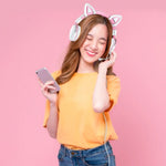 ONIKUMA X10 Auto-Ohr-LED-Leuchten, verstellbares Gaming-Headset mit Mikrofon
